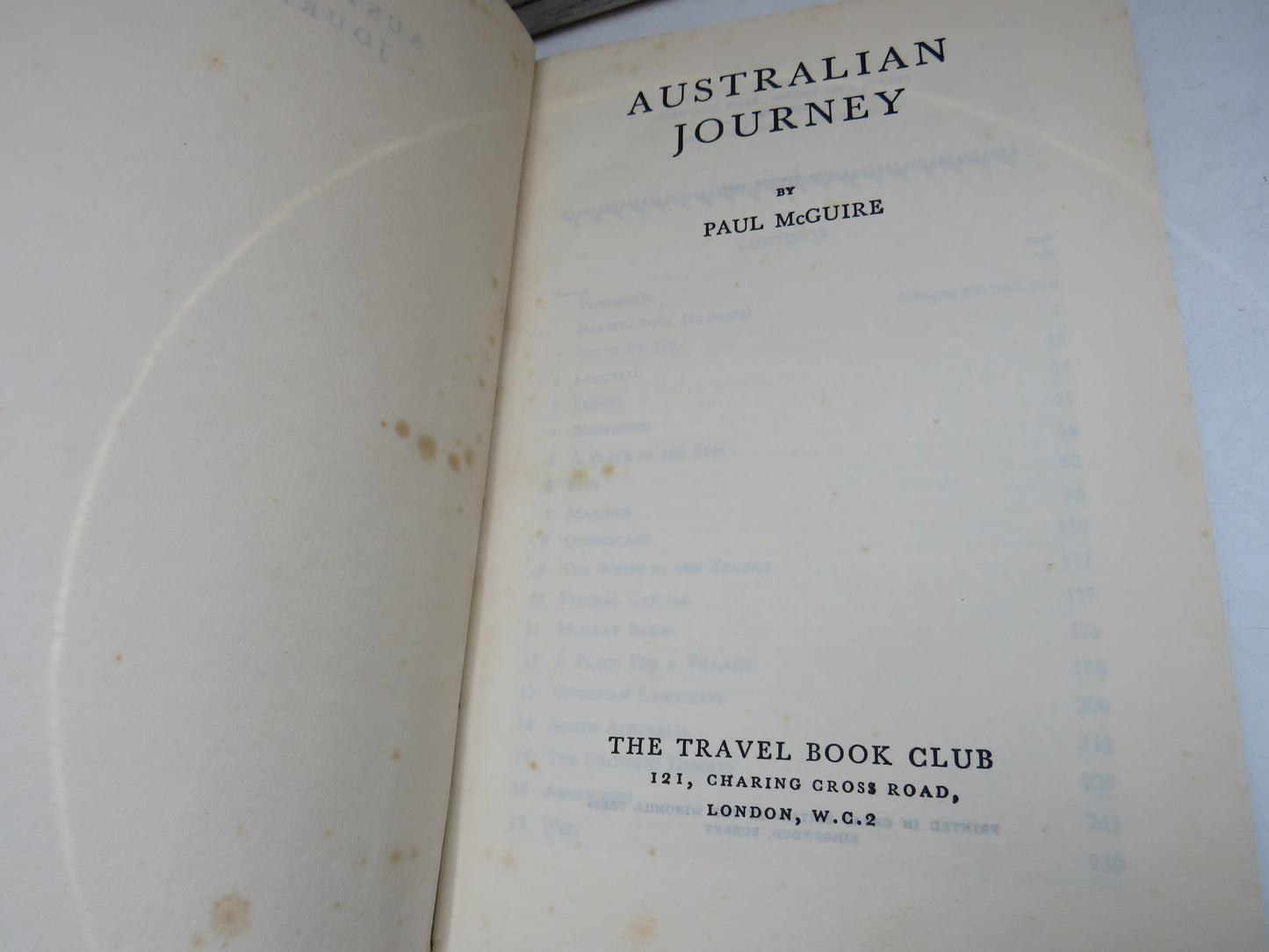Australian Journey By Paul McGuire 1948