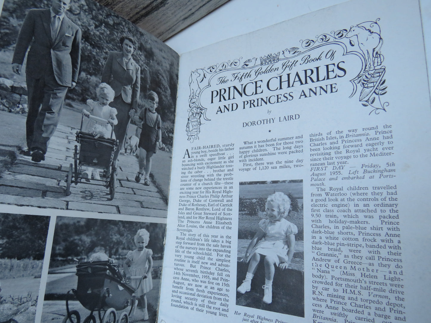 The Fifth Golden Gift Book of Prince Charles and Princess Anne By Dorothy Laird