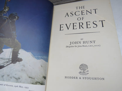 The Ascent of Everest By John Hunt 1953 1st Edition book image 3