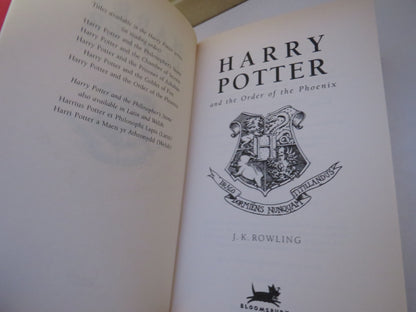 Harry Potter and The Order of The Phoenix By J.K. Rowling 2003 book image 3