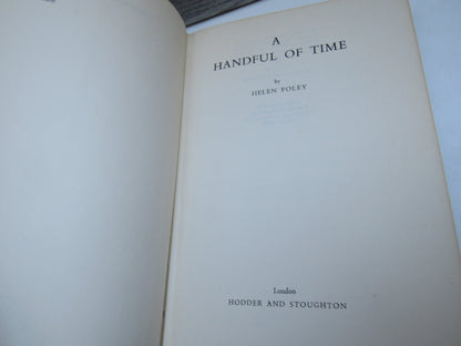 A Handful of Time By Helen Foley 1961 book image 3