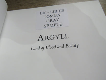 Argyll Land of  Blood and Beauty By Mary McGrigor 2000 book image 3
