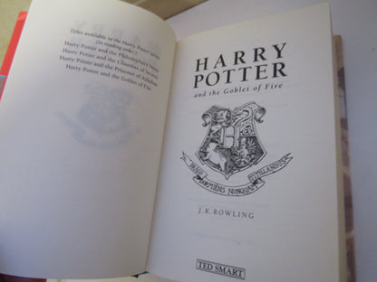 Harry Potter and The Goblet of Fire By J.K. Rowling 2000 book image 3