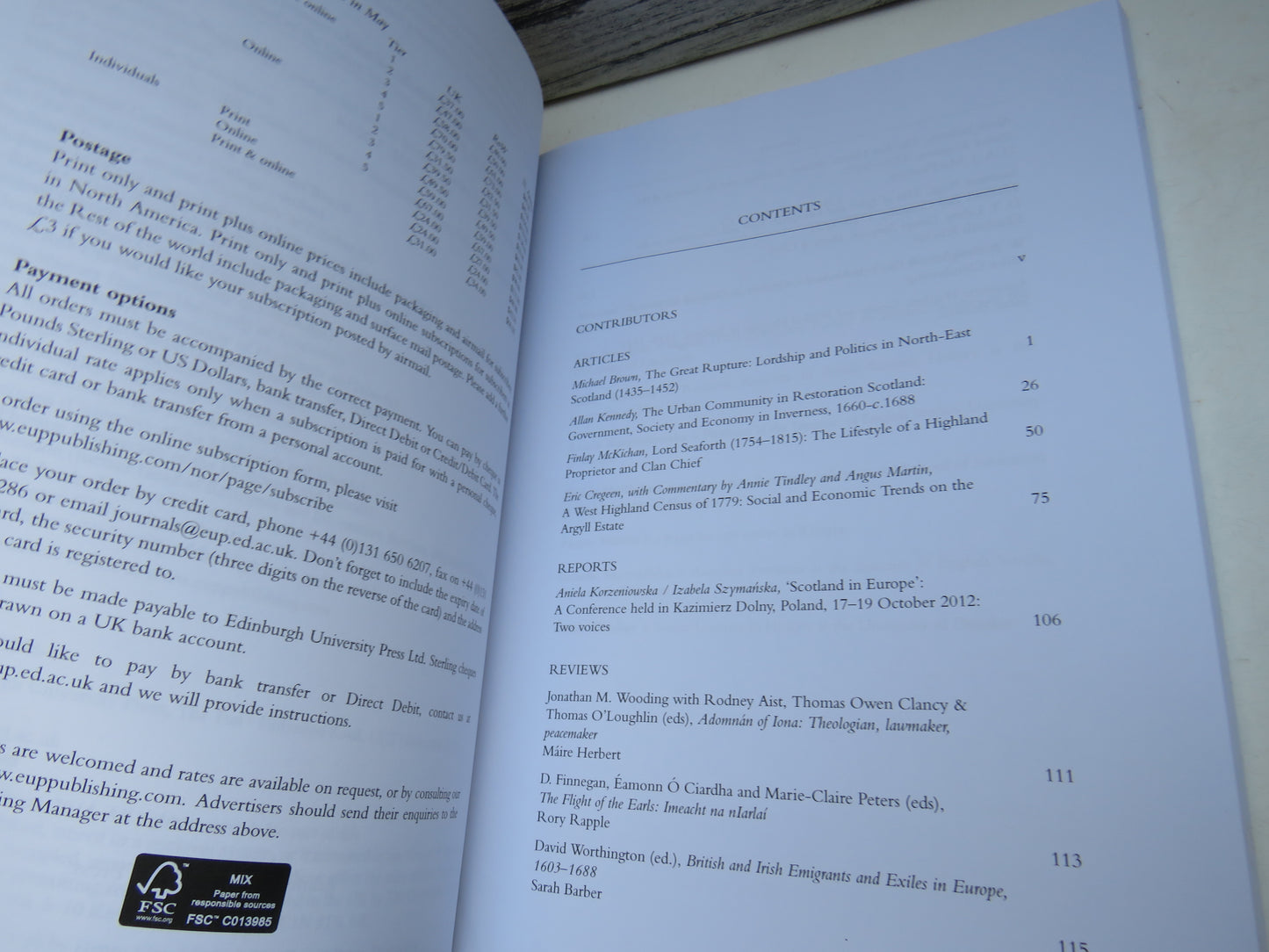 Northern Scotland Volume 5 2014