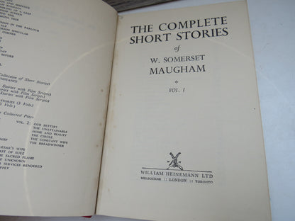 The Complete Short Stories Of W. Somerset Maugham Vol I 1954 book image 3