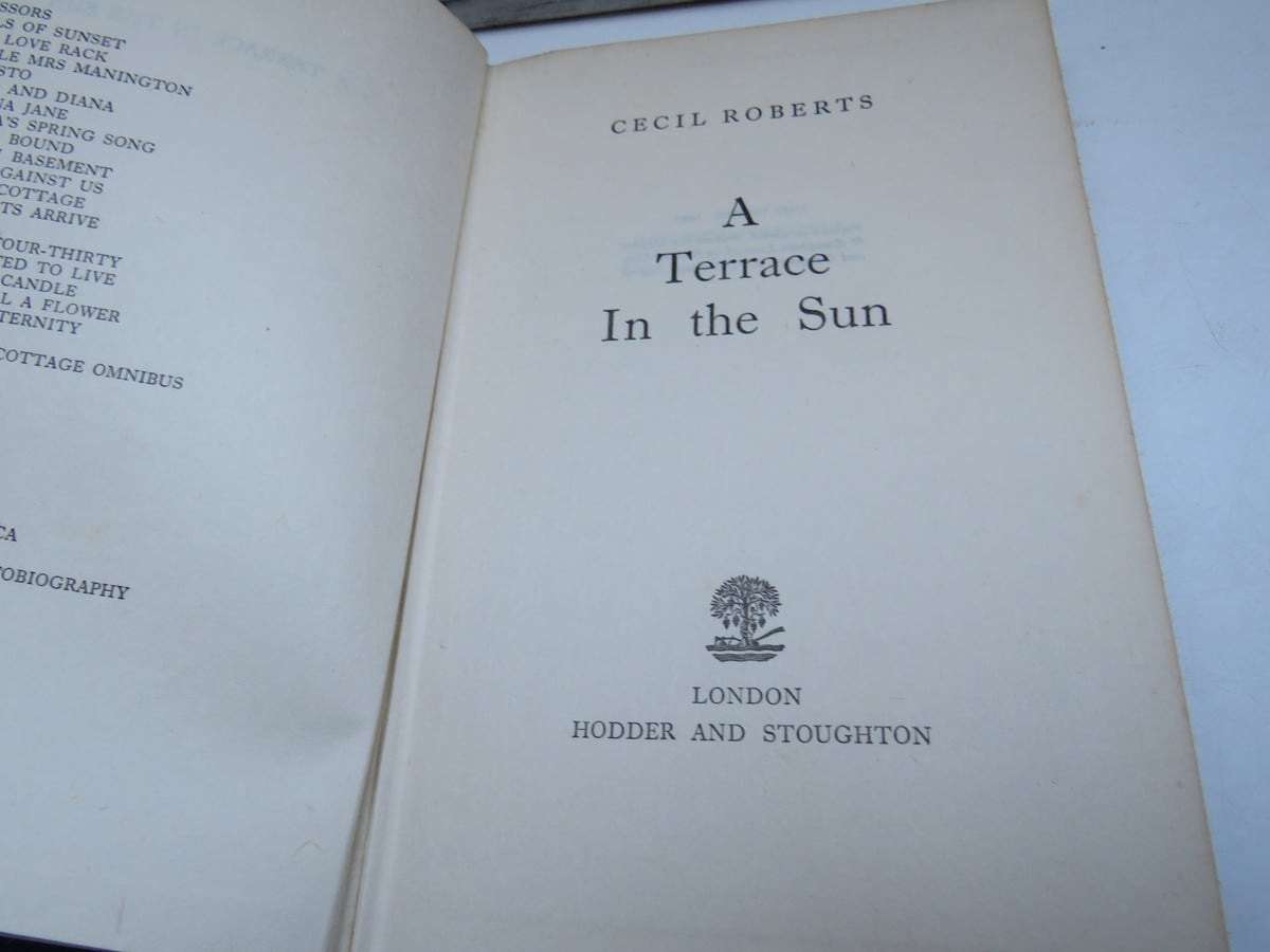 A Terrace In The Sun By Cecil Roberts 1951 book image 4
