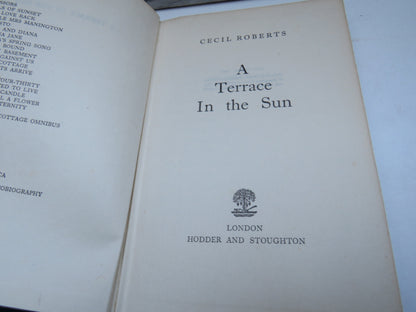 A Terrace In The Sun By Cecil Roberts 1951 book image 4