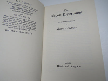 The Alscott Experiment An Entertainment By Bennett Stanley 1954 book image 4