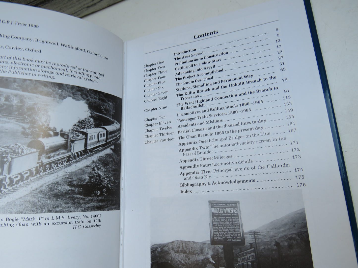 The Callander and Oban Railway By C.E.J. Fryer 1989