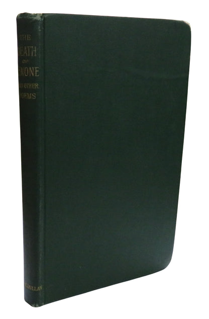 The Death of Cenone, Akbar's Dream, and Other Poems By Alfred Lord Tennyson 1892, Vintage Book book front cover