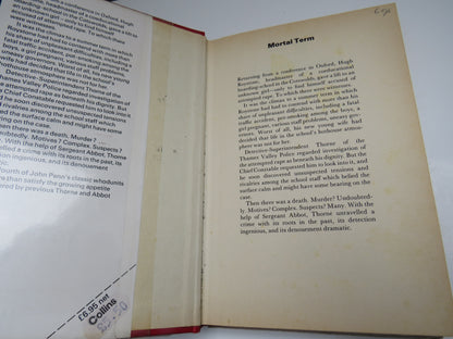 Mortal Term By John Penn 1984 1st Edition book image 4