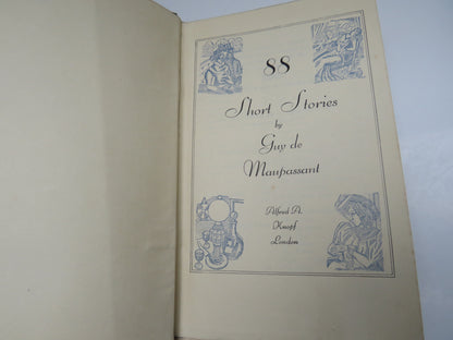 88 Short Stories By Guy De Maupassant 1930 book image 3
