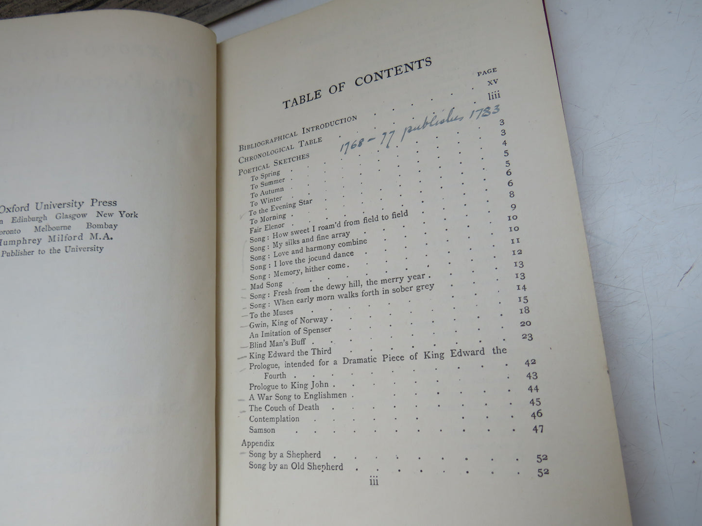 The Poetic Works of William Blake including the unpublished French Revolution together with the Minor Prophetic Books and Selections from The Four Zoas, Milton & Jerusalem, John Sampson (ed), 1914