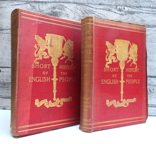 Short History of the English People By John Richard Green Newnes' National Edition