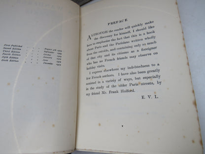 A Wandered in Paris by E. V. Lucas, 1910 book image 5