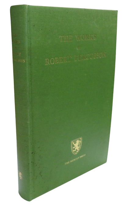 The Works of Robert Ferguson 1970 Facsimile of the 1807 Edition book front cover