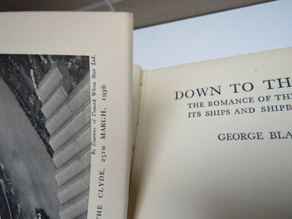 Down The Sea The Romance of the Clyde, Its Ships and Shipbuilders By George Blake 1937 book image 4