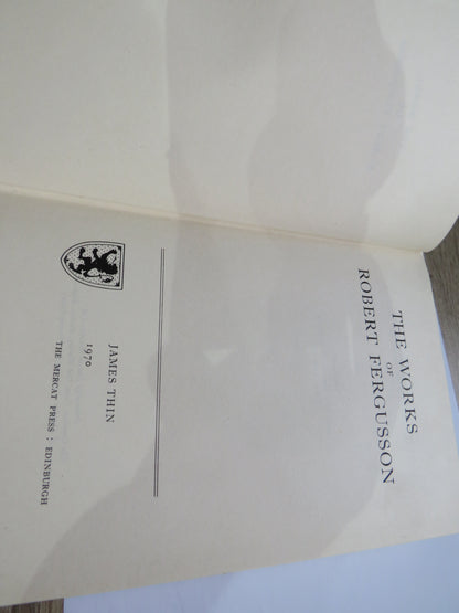 The Works of Robert Ferguson 1970 Facsimile of the 1807 Edition book image 3
