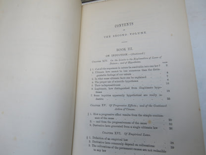 A System of Logic Ratiocinative and Inductive By John Stuart Mill Vol II 1865