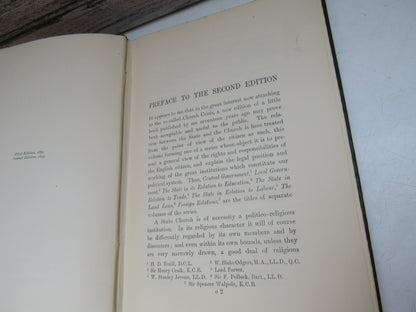 The State and The Church by the Hon. Arthur Elliot, 1899 book image 4
