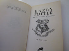 Load image into Gallery viewer, Harry Potter and The Chamber of Secrets By J.K. Rowling 1998
