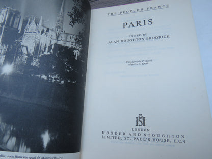 The People's France Paris Edited By Alan Houghton Brodick 1950