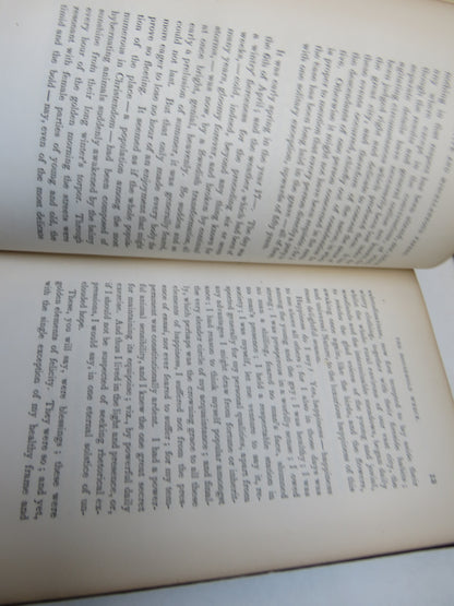 Narrative and Miscellaneous Papers By Thomas De Quincey Vol I 1854