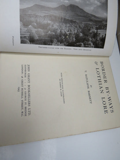 Border By-Ways & Lothian Lore By T.Ratcliffe Barnett 1943 book image 4