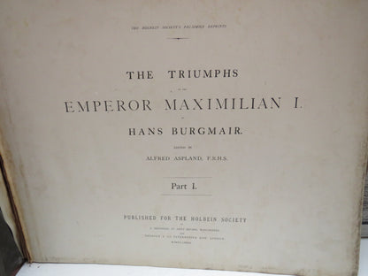 The Triumphs of the Emperor Maximilian I by Hans Burgmair Part I, 1873 book image 3