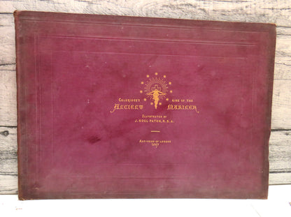 Coleridge's Rime of the Ancient Mariner, 1863 book front cover