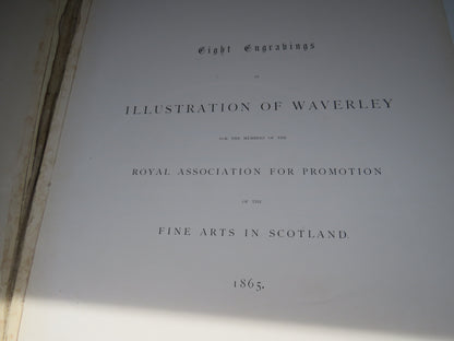 Eight Engravings in Illustration of Waverley for the Members of the Royal Association for Promotion  book image 4