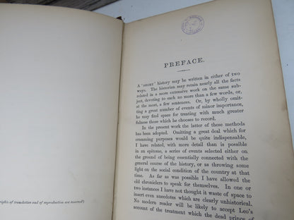 A Short History of the Normans In South Europe By James William Barlow 1886