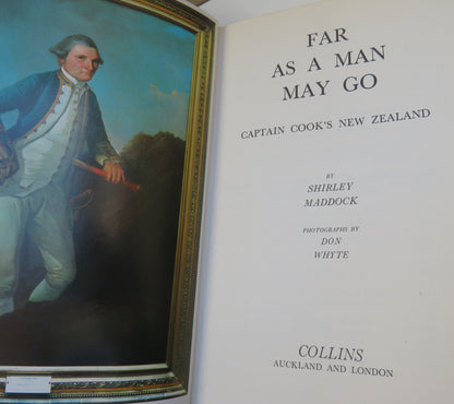 Far As a Man May Go Captain Cook's New Zealand By Shirley Maddock 1969 book image 3