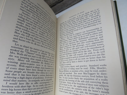 Thoughts On Riding By Brigadier Lyndon Bolton 1955