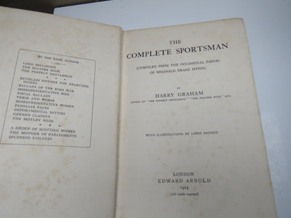 The Complete Sportsman (Compiled From The Occasional Papers of Reginald Drake Biffin) By Harry Graha book image 3