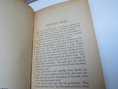 The Benson Murder Case By S.S. Van Dine