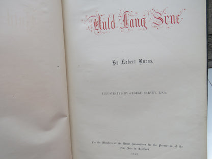 Auld Lang Syne by Robert Burns, Illustrated by George Harvey, 1859 book image 3