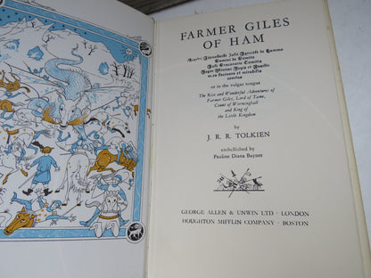 Farmer Giles of Ham Or In The Vulgar Tongue By J. R. R. Tolkien 1973 book image 3