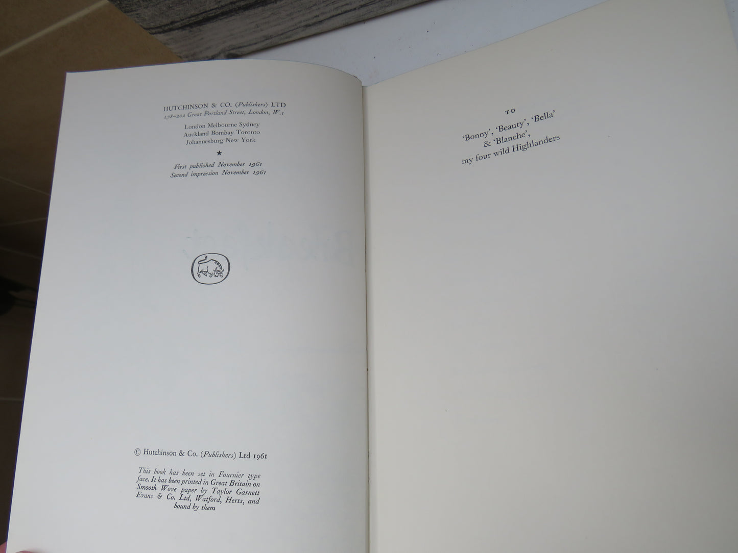 The Sea For Breakfast By Lillian Beckwith 1961