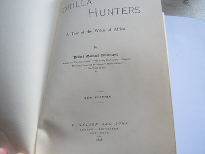 The Gorilla Hunters A Tale Of The Wilds of Africa By Robert Michael Ballantyne 1898 book image 4