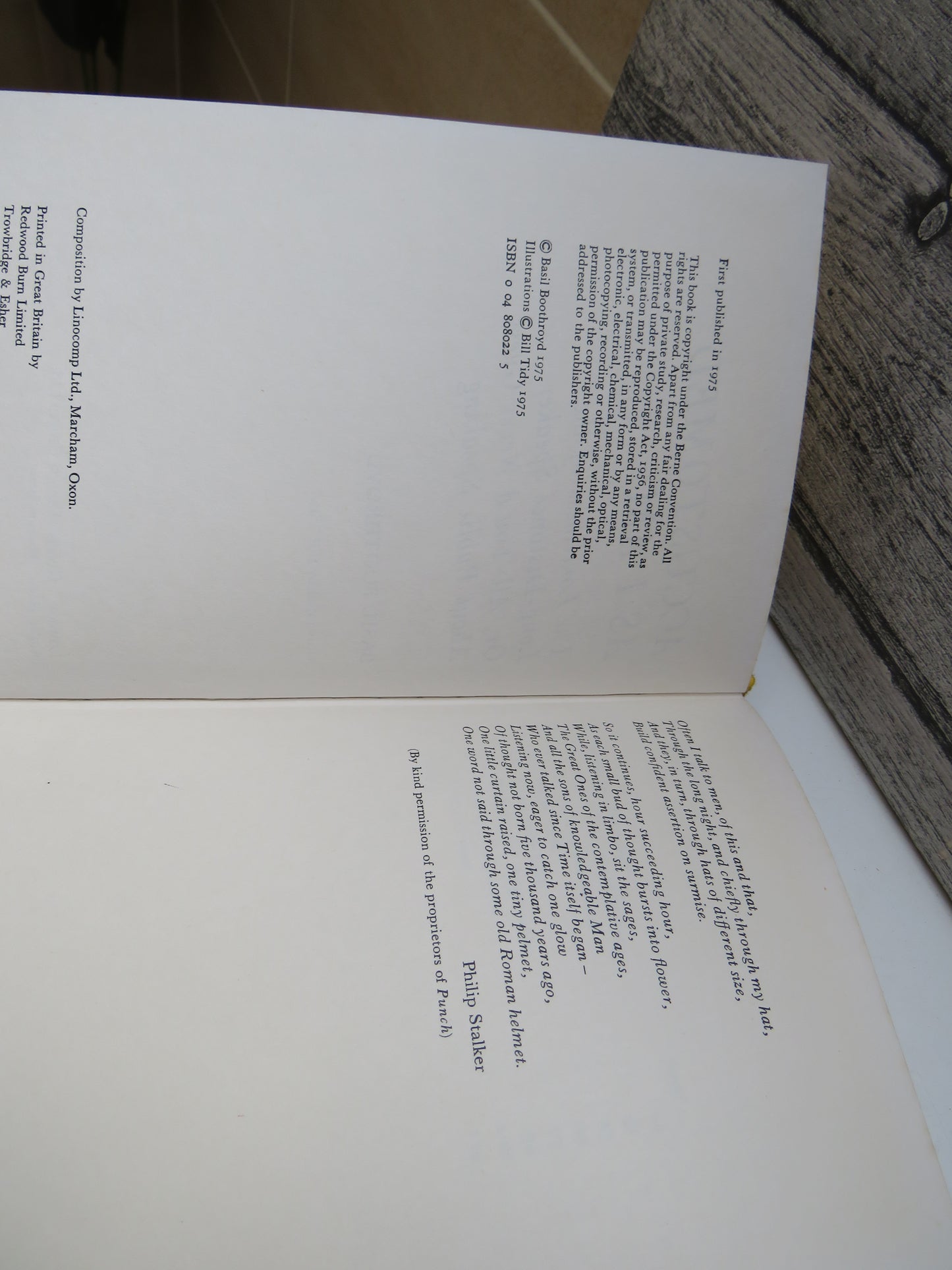 Accustomed As I Am The Loneliness of the Long-Distance Speaker Or, All You'd Never Guess About Public Speaking By Basil Boothroyd 1975