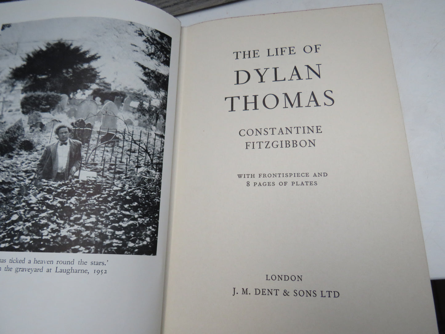 The Life of Dylan Thomas By Constantine Fitzgibbon 1965