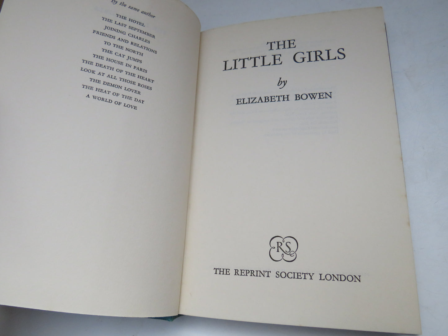 The Little Girls By Elizabeth Bowen 1966