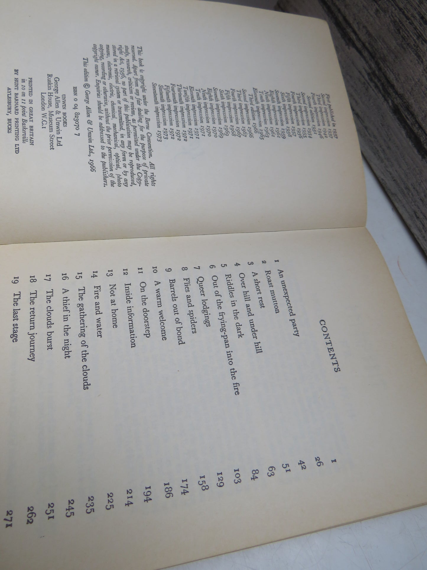 The Hobbit Or There and Back Again By J.R.R. Tolkien 1973