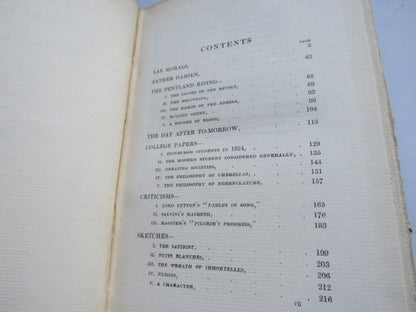 Lay Morals and Other Papers By Robert Louis Stevenson 1911 book image 4