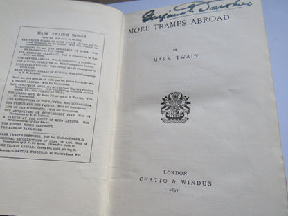 More Tramps Abroad By Mark Twain 1897 1st Edition book image 2
