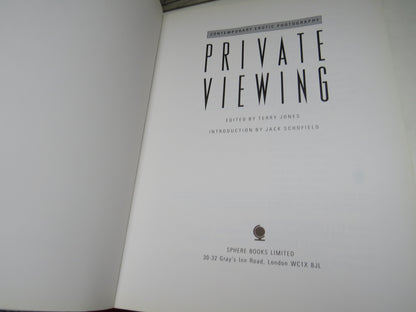 Private Viewing Edited By Terry Jones Intro By Jack Schofield 1983 book image 4