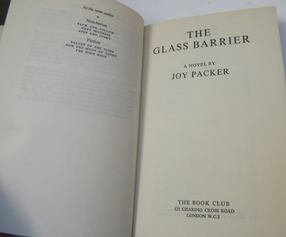 The Glass Barrier A Novel By Joy Packer 1961 book image 3