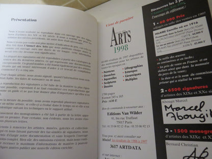Signatures & Monogrammes, d' artistes des XIX et XX siecles, 1998 book image 5