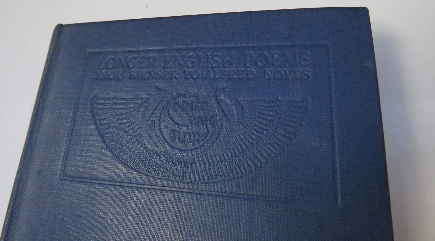 Longer English Poems From Spenser To Alfred Noyes 1930